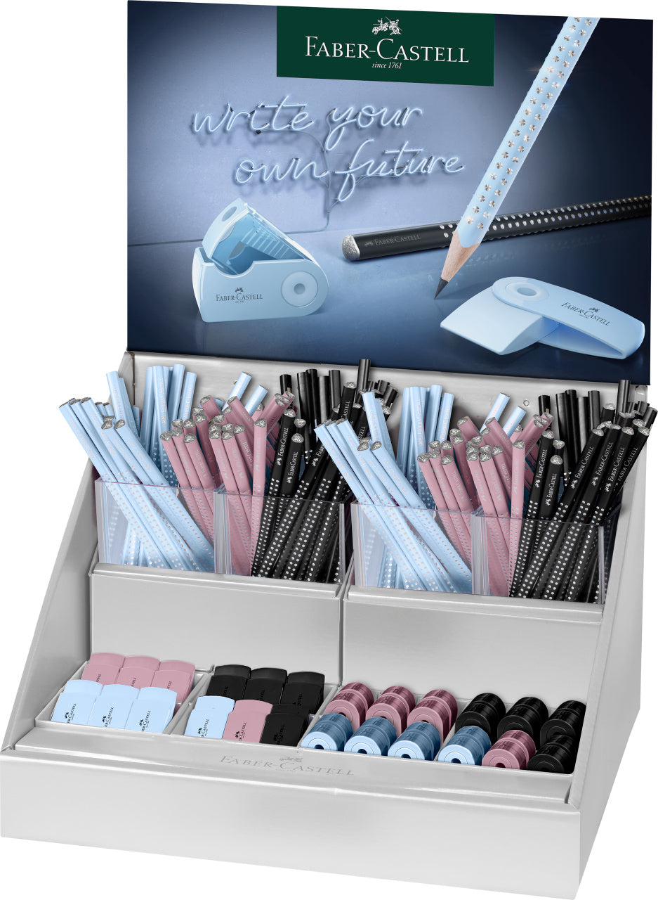 DISPLAY CONCEPT SPARKLE HARMONY 2024 (144 CREIOANE GRAFIT + 24 ASC SLEEVE MINI + 24 RAD SLEEVE MINI) FABER-CASTELL DISPLAY CONCEPT SPARKLE HARMONY 2024 (144 CREIOANE GRAFIT + 24 ASC SLEEVE MINI + 24 RAD SLEEVE MINI) FABER-CASTELL